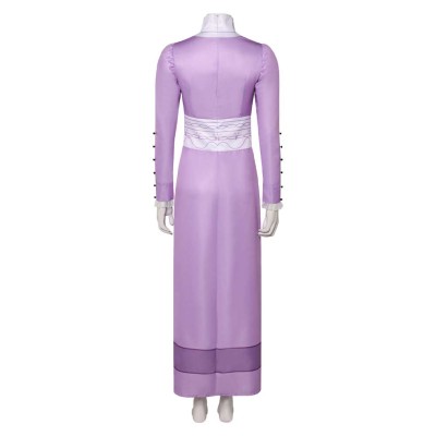 A Monster in Paris Lucille Purple Dress Party Cosplay Costume Halloween Carnival