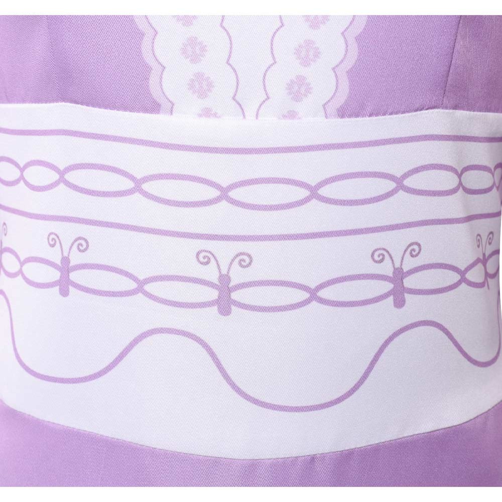 A Monster in Paris Lucille Purple Dress Party Cosplay Costume Halloween Carnival