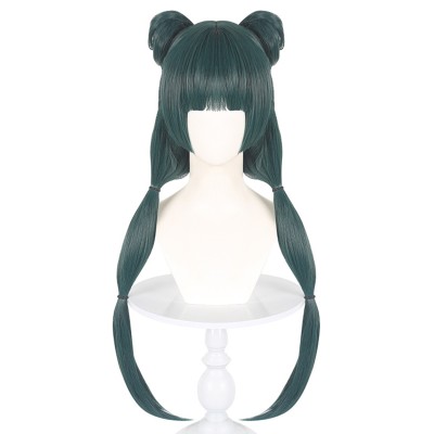70 CM Maomao Wig Heat Resistant Synthetic Hair Accessories Cosplay Costume Halloween Carnival