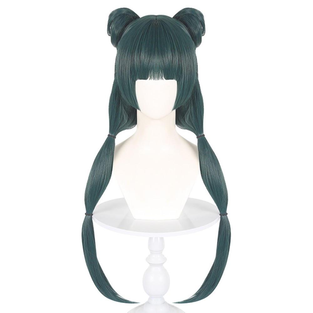 70 CM Maomao Wig Heat Resistant Synthetic Hair Accessories Cosplay Costume Halloween Carnival