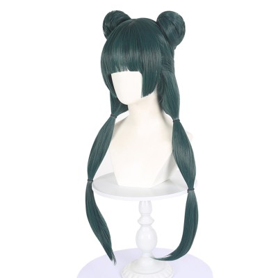 70 CM Maomao Wig Heat Resistant Synthetic Hair Accessories Cosplay Costume Halloween Carnival