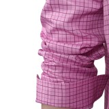 28 Years Later Jamie Men Pink Shirt Cosplay Costume Halloween Carnival Outfit