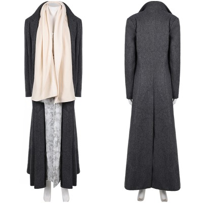 28 Years Later Isla Coat Dress Scraf Set Party Cosplay Costume Halloween Carnival Outfit