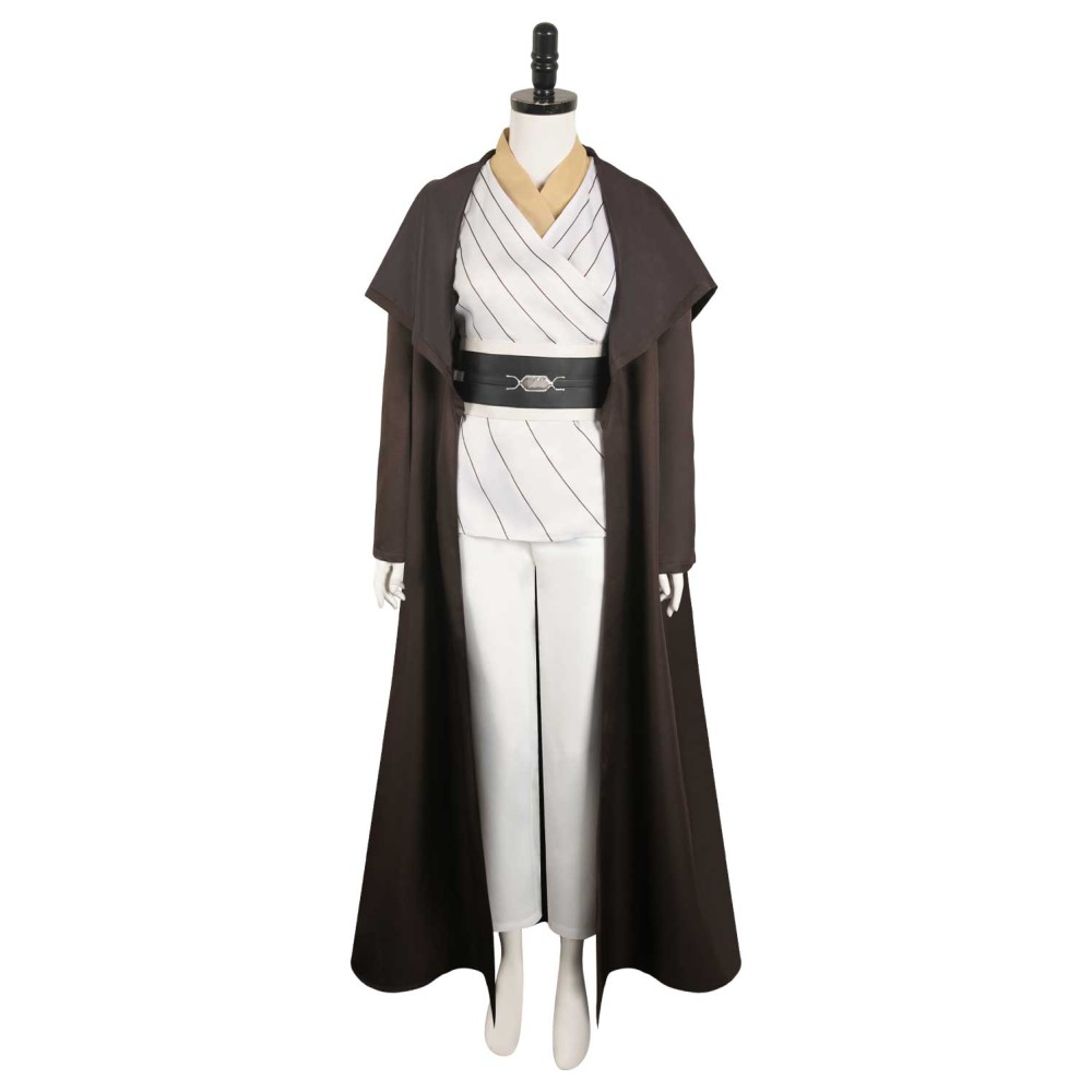 The Acolyte Master Indara White Jedi Set Suit Cosplay Costume Halloween Carnival Outfit