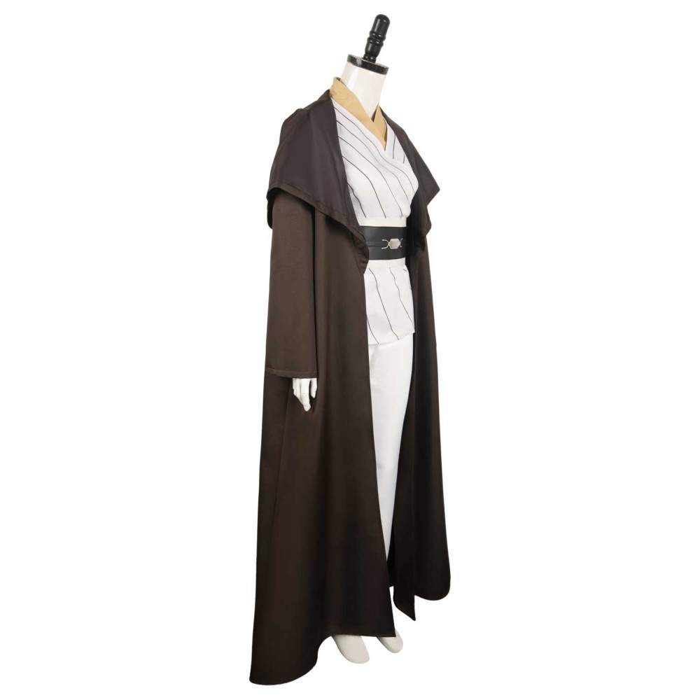 The Acolyte Master Indara White Jedi Set Suit Cosplay Costume Halloween Carnival Outfit