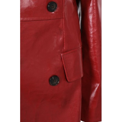 2024 Madame Web Cassandra Webb&nbsp;Women Leather Coat Suit Cosplay Costume Halloween Carnival Outfit