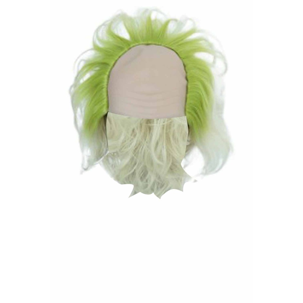 2024 Beetlejuice 2 Beetlejuice Lydia Deetz Wig Heat Resistant Synthetic Hair Accessories Cosplay Costume Halloween Carnival