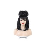 2024 Beetlejuice 2 Beetlejuice Lydia Deetz Wig Heat Resistant Synthetic Hair Accessories Cosplay Costume Halloween Carnival
