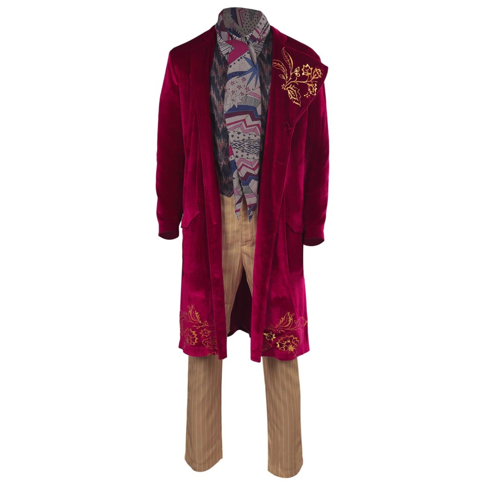 Wonka 2023 Wonka Suit Cosplay Costume Halloween Carnival Outfit