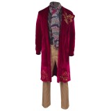 Wonka 2023 Wonka Suit Cosplay Costume Halloween Carnival Outfit