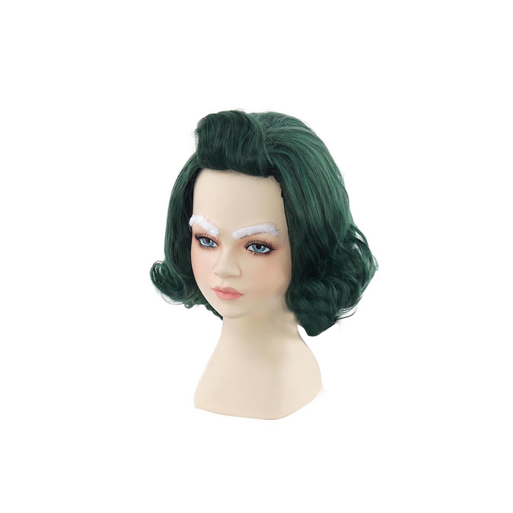 2023 Wonka Oompa-Loompa Kids Wig With Accessories Heat Resistant Synthetic Hair Party Props Cosplay Costume Halloween Carnival