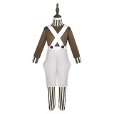 2023 Wonka Oompa Kids Children Suit Cosplay Costume Halloween Carnival Outfit