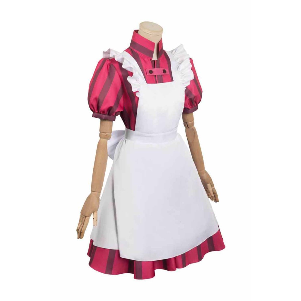 2023 The Boy and the Heron Himi Women Fantasy Maid Dress With Apron Suit Cosplay Costume Halloween Carnival Outfit