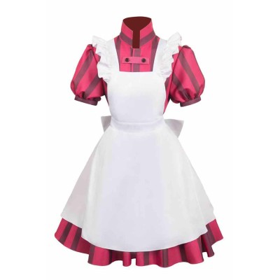 2023 The Boy and the Heron Himi Women Fantasy Maid Dress With Apron Suit Cosplay Costume Halloween Carnival Outfit