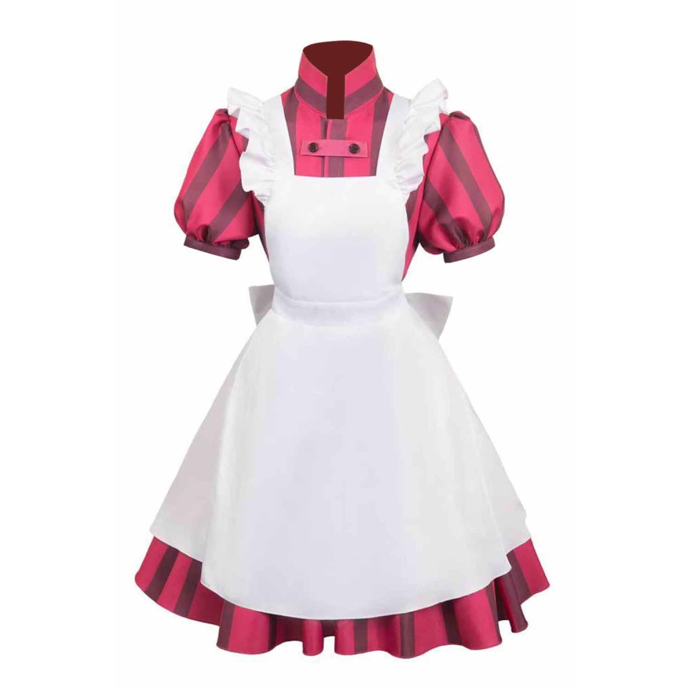 2023 The Boy and the Heron Himi Women Fantasy Maid Dress With Apron Suit Cosplay Costume Halloween Carnival Outfit