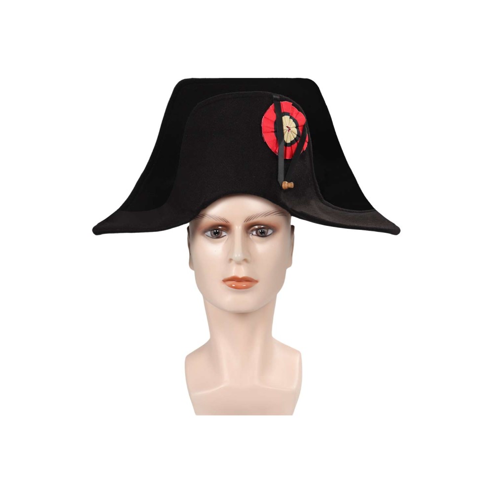 2023 Napoleon France Captain Hat Cap Accessories Props Cosplay Costume Halloween Carnival