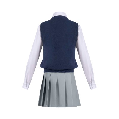 2.5 Dimensional Seduction Ririsa Amano Women JK Uniform Suit Cosplay Costume Halloween Carnival Outfit