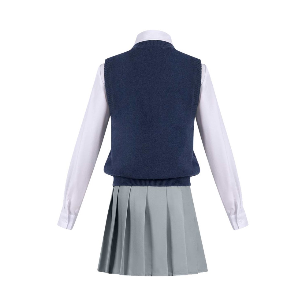 2.5 Dimensional Seduction Ririsa Amano Women JK Uniform Suit Cosplay Costume Halloween Carnival Outfit