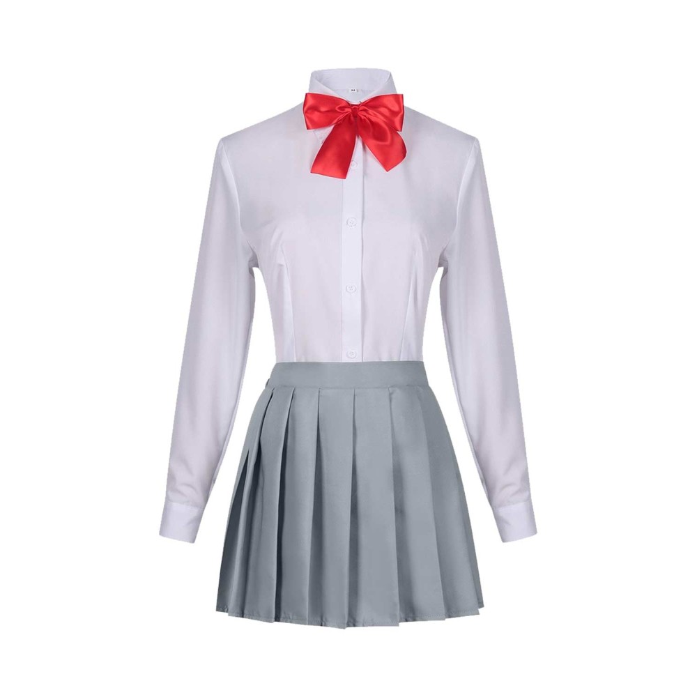 2.5 Dimensional Seduction Ririsa Amano Women JK Uniform Suit Cosplay Costume Halloween Carnival Outfit