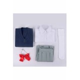 2.5 Dimensional Seduction Ririsa Amano Women JK Uniform Suit Cosplay Costume Halloween Carnival Outfit