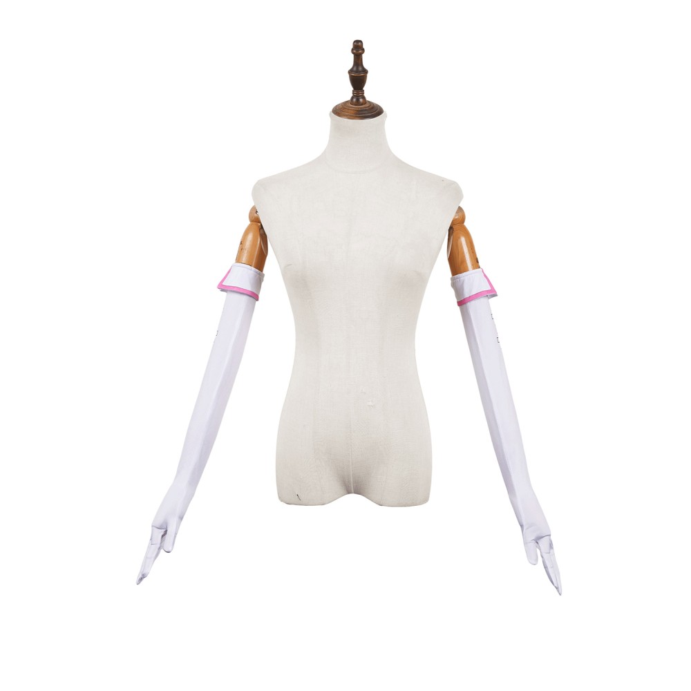 2.5 Dimensional Seduction Ririsa Amano Sexy White Lingerie Set Suit Cosplay Costume Halloween Carnival Outfit