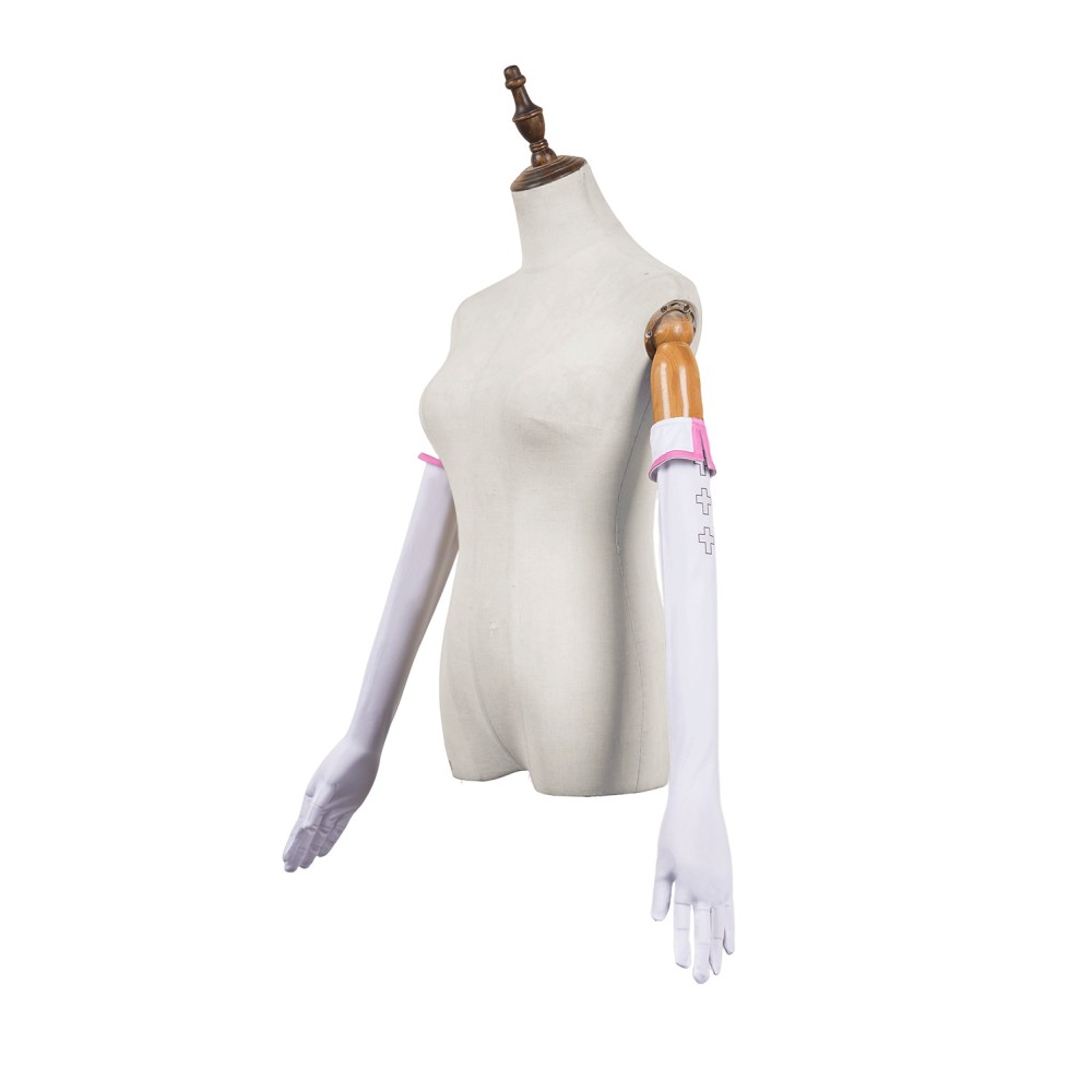 2.5 Dimensional Seduction Ririsa Amano Sexy White Lingerie Set Suit Cosplay Costume Halloween Carnival Outfit