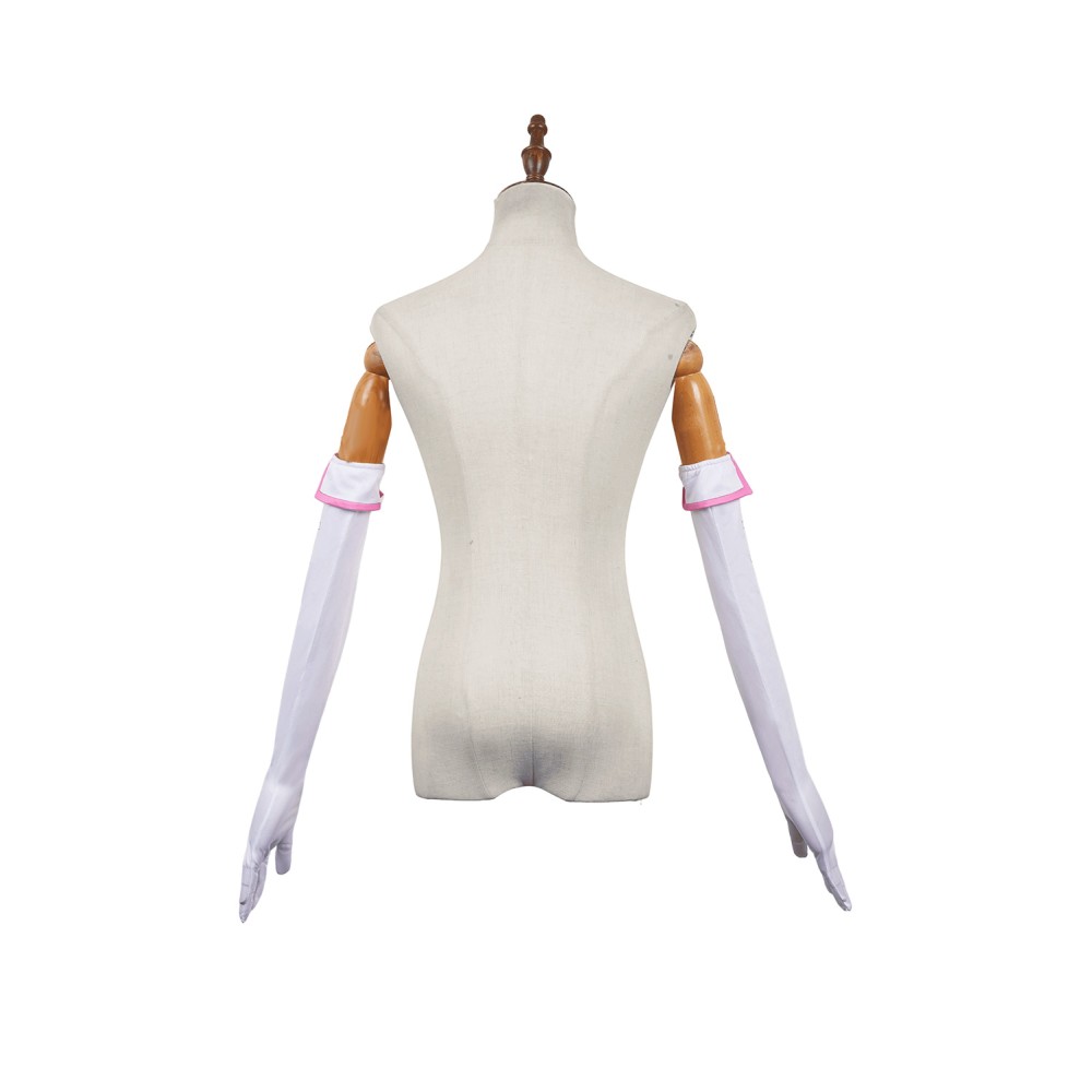 2.5 Dimensional Seduction Ririsa Amano Sexy White Lingerie Set Suit Cosplay Costume Halloween Carnival Outfit