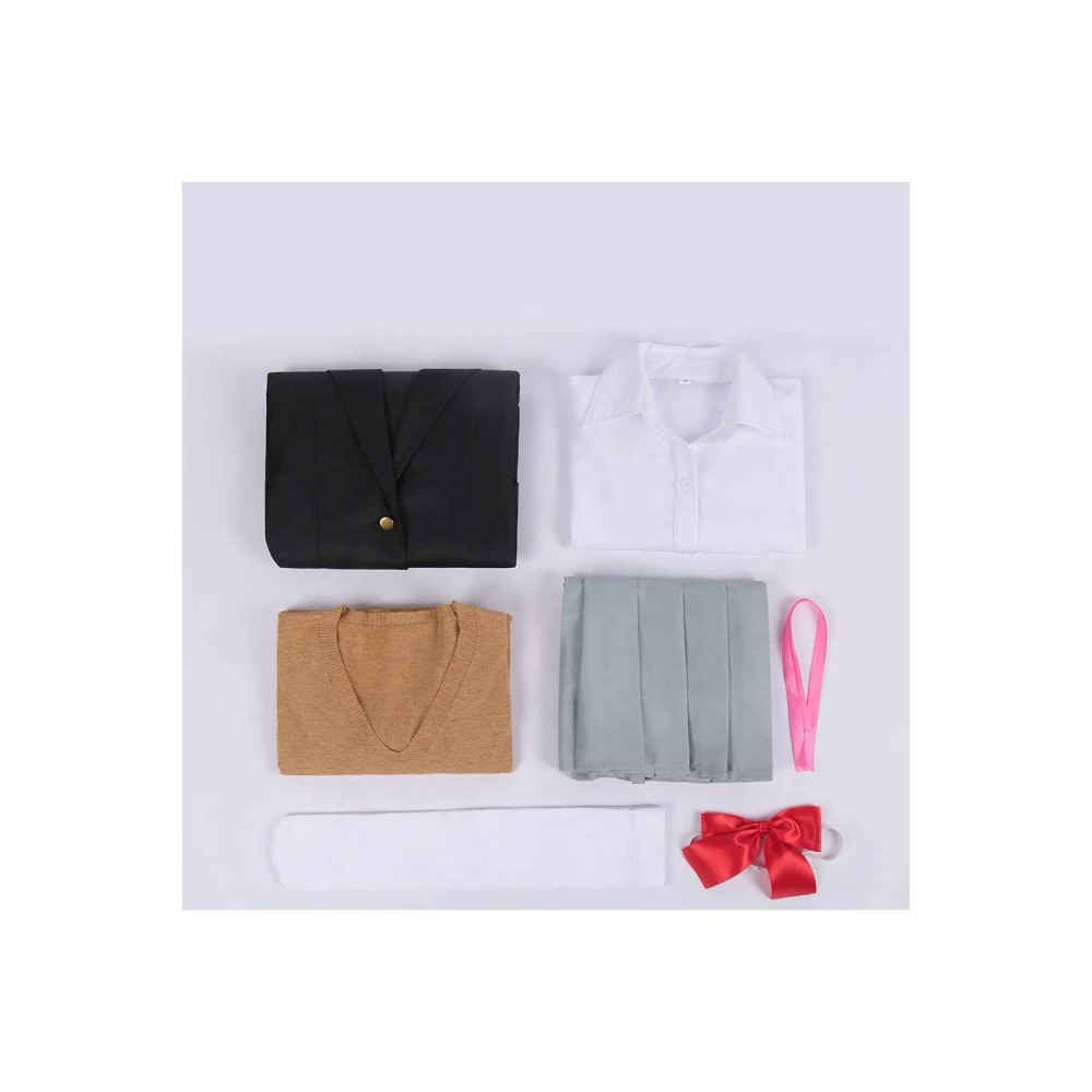 2.5 Dimensional Seduction Mikari Tachibana Women Uniform Suit Cosplay Costume Halloween Carnival Outfit