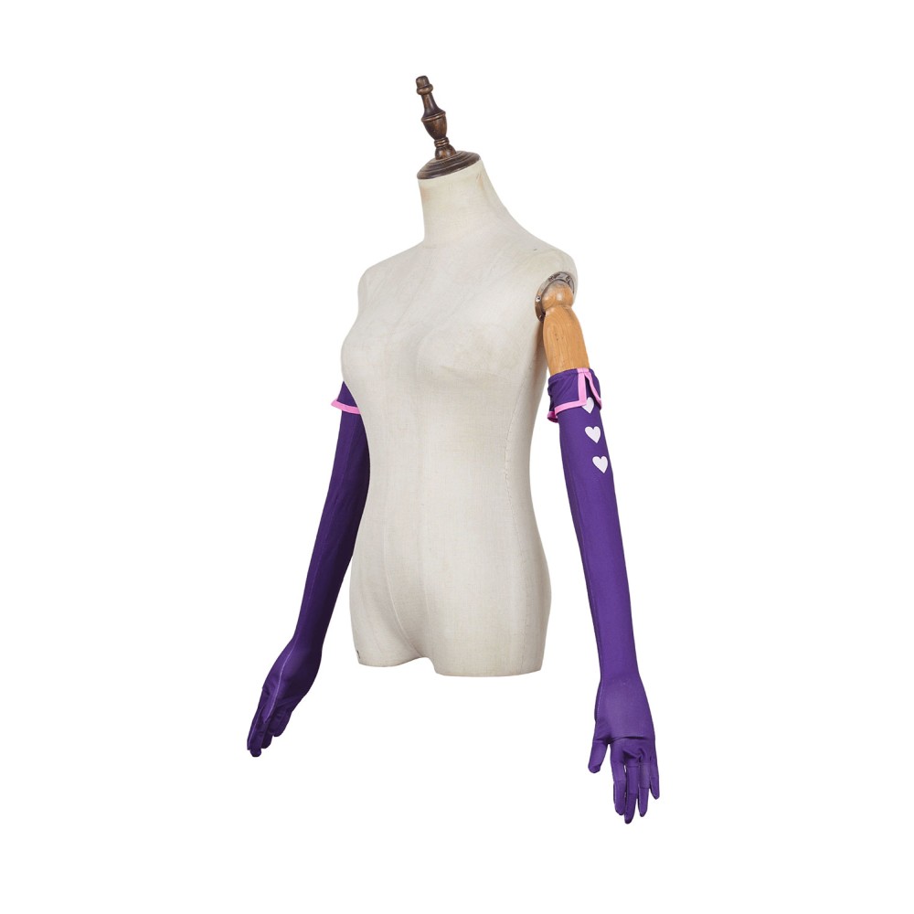 2.5 Dimensional Seduction Mikari Tachibana Sexy Purple Lingerie Set Suit Cosplay Costume Halloween Carnival Outfit