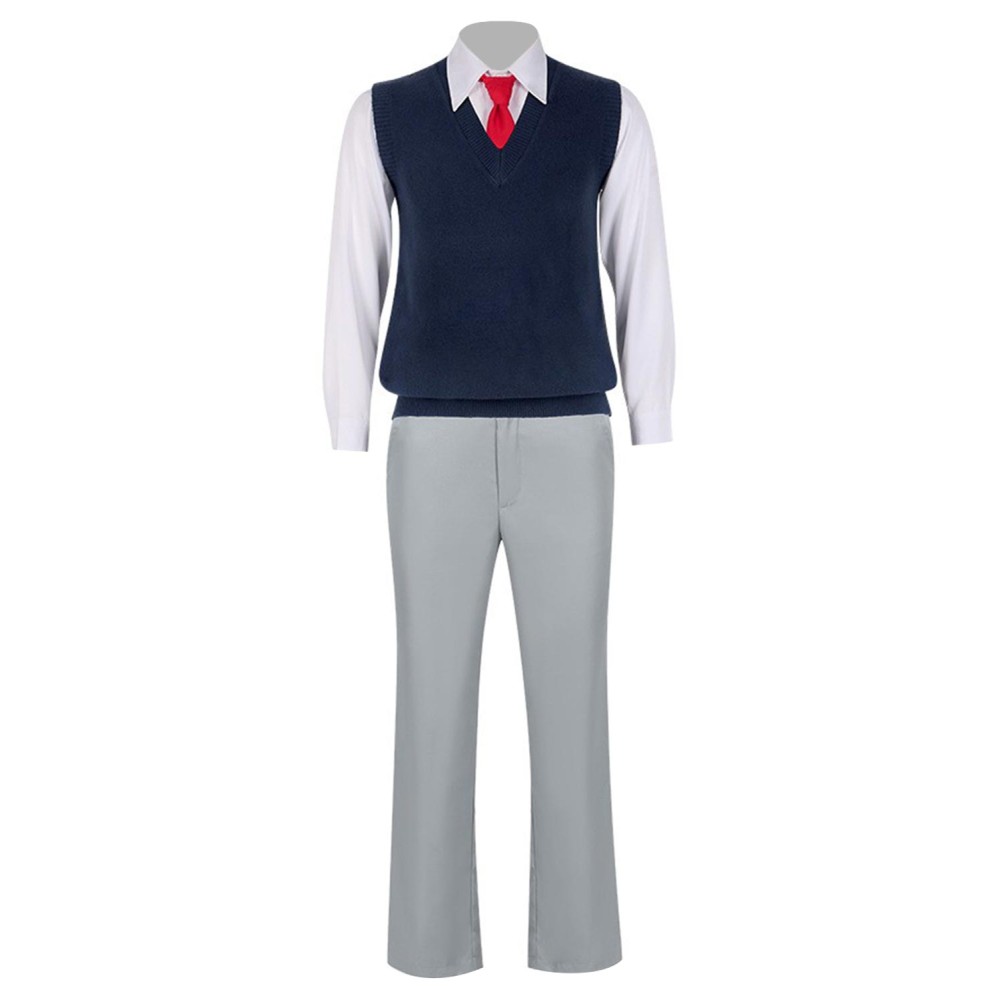 2.5 Dimensional Seduction Masamune Okumura Uniform Suit Cosplay Costume Halloween Carnival Outfit