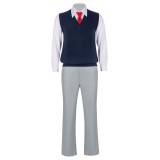 2.5 Dimensional Seduction Masamune Okumura Uniform Suit Cosplay Costume Halloween Carnival Outfit