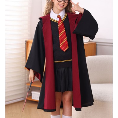 Hermione Granger Gryffindor Outfit Cosplay Costume for Women Girls