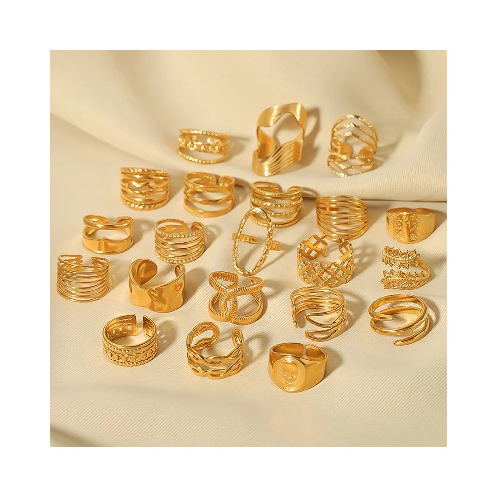 Wedding Punk and Religious Stainless Steel Rings