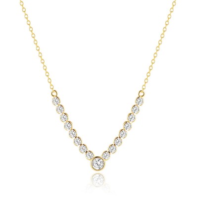 925 Sterling Silver Retro Water Drop Zircon Pendant Clavicle Chain Necklace