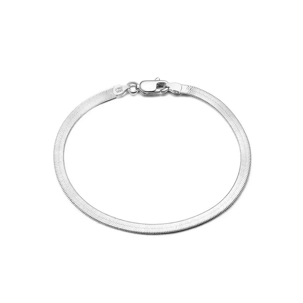 925 Sterling Silver Snake Chain Bracelet