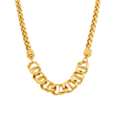 18K Pig Nose Chain Stainless Steel Necklace