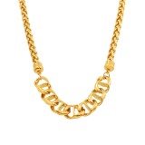 18K Pig Nose Chain Stainless Steel Necklace