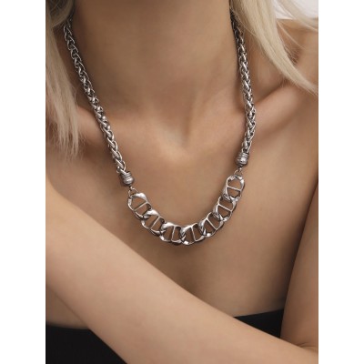 18K Pig Nose Chain Stainless Steel Necklace