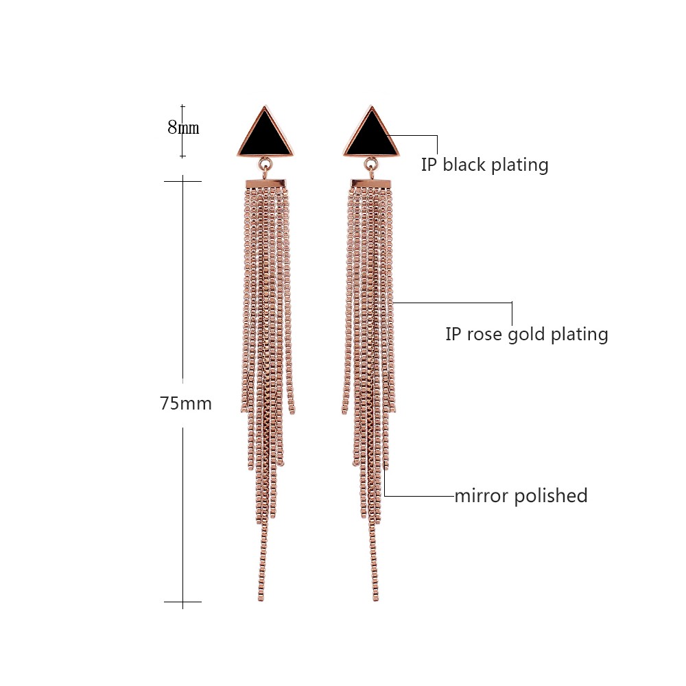 Gold Trendy Stud Earrings