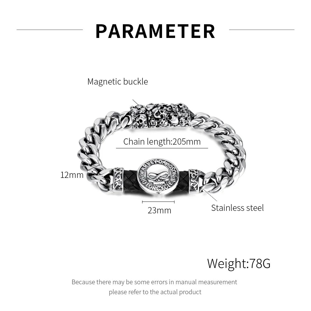 Stainless Steel Link Chain Bracelets